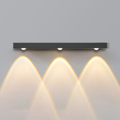 Minimalist Long Multi Lights Aluminum LED Wall Sconce Lamp