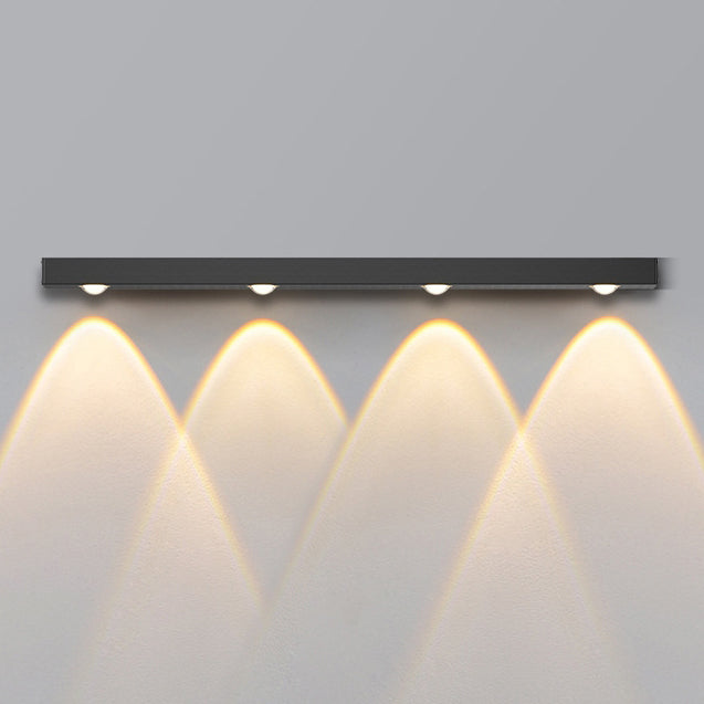 Minimalist Long Multi Lights Aluminum LED Wall Sconce Lamp