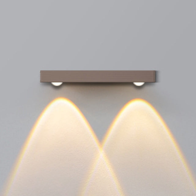 Minimalist Long Multi Lights Aluminum LED Wall Sconce Lamp