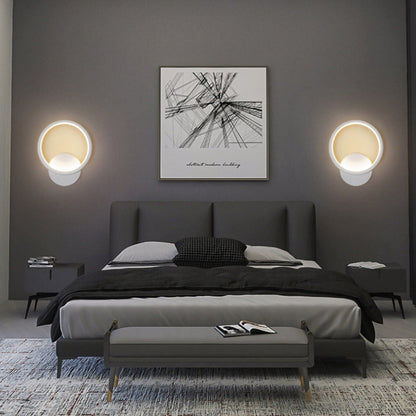 Round Antler Iron Plastic Silicone LED Wall Sconce Lamp