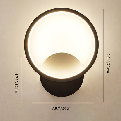 Round Antler Iron Plastic Silicone LED Wall Sconce Lamp