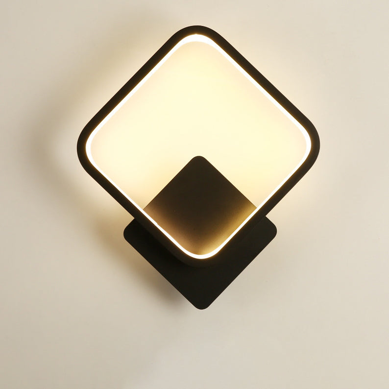 Round Antler Iron Plastic Silicone LED Wall Sconce Lamp
