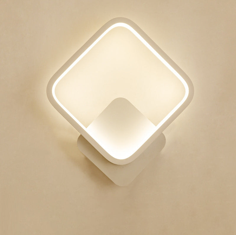 Round Antler Iron Plastic Silicone LED Wall Sconce Lamp