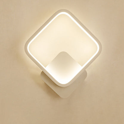 Round Antler Iron Plastic Silicone LED Wall Sconce Lamp