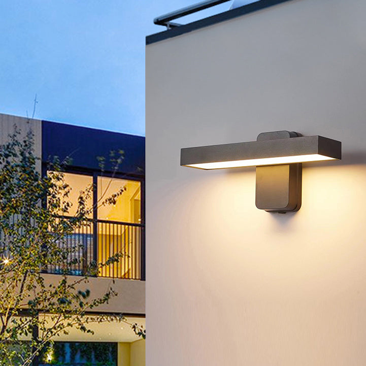 Waterproof Head Aluminum Acrylic LED Wall Sconce Lamp