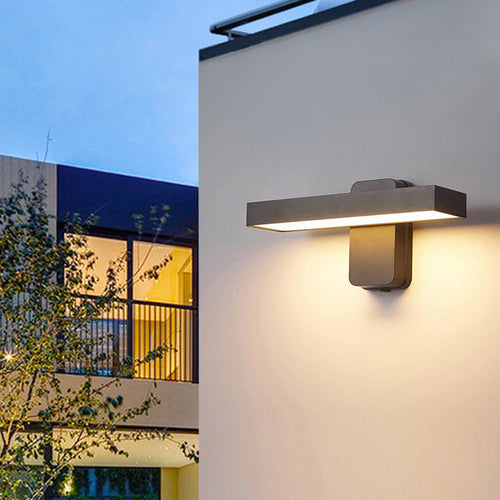 Waterproof Head Aluminum Acrylic LED Wall Sconce Lamp