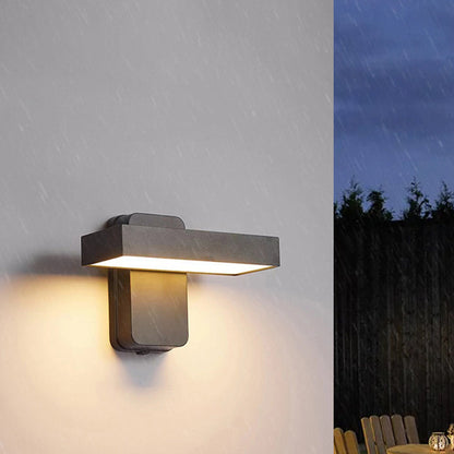 Waterproof Head Aluminum Acrylic LED Wall Sconce Lamp