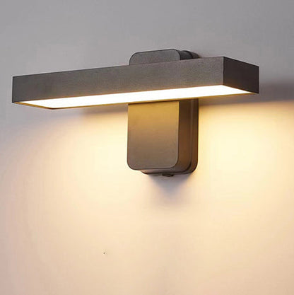 Waterproof Head Aluminum Acrylic LED Wall Sconce Lamp