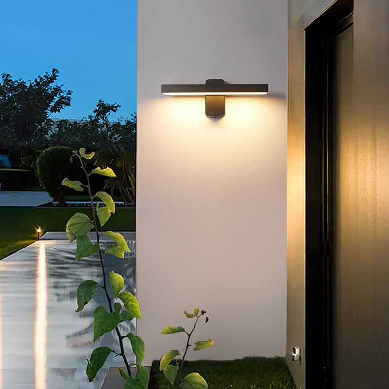 Waterproof Head Aluminum Acrylic LED Wall Sconce Lamp