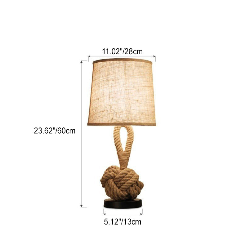 Contemporary Drum Table Lamp