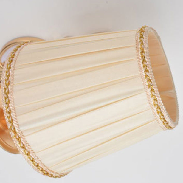 Hardware Flower Cylinder Shade 1/2-Light Wall Sconce Lamp