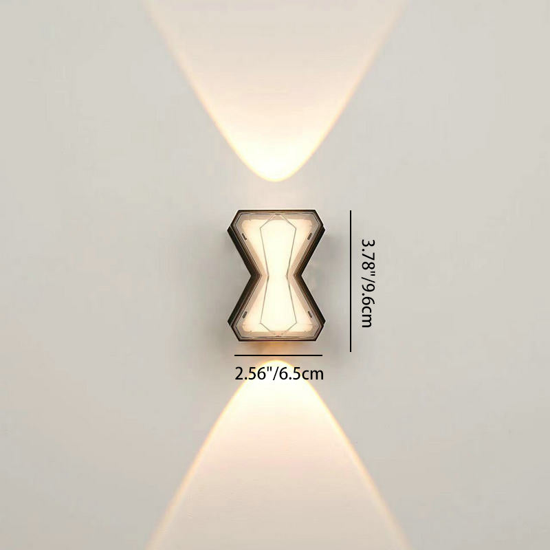 Creative Aluminum PC Up Down LED Wall Sconce Lamp