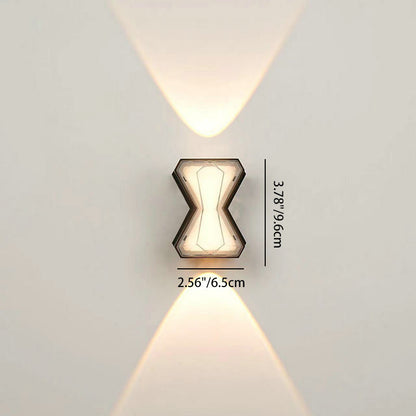 Creative Aluminum PC Up Down LED Wall Sconce Lamp