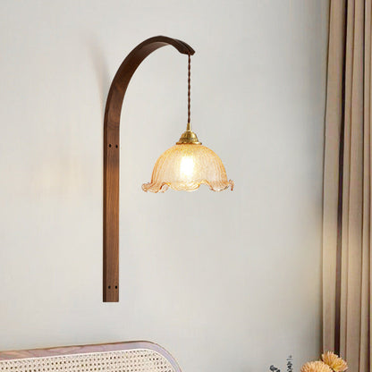 Japanese Conic Prism Cylinder 1-Light Wall Sconce Lamp