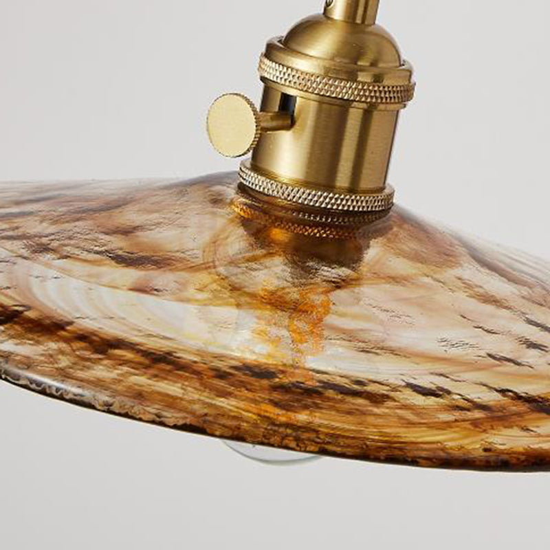 Japanese Conic Prism Cylinder 1-Light Wall Sconce Lamp