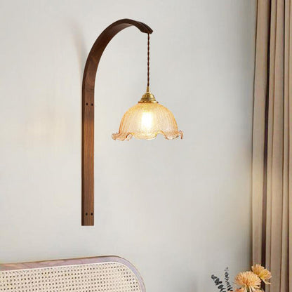 Japanese Conic Prism Cylinder 1-Light Wall Sconce Lamp