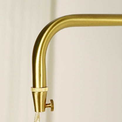 Luxury Rose Glass Brass 1-Light Wall Sconce Lamp