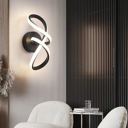Creative Aluminum Silicone Bow Shape LED Wall Sconce Lamp