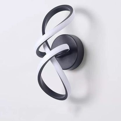 Creative Aluminum Silicone Bow Shape LED Wall Sconce Lamp