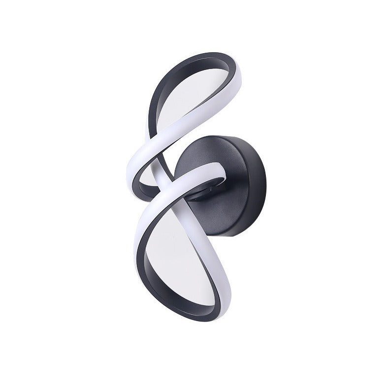 Creative Aluminum Silicone Bow Shape LED Wall Sconce Lamp