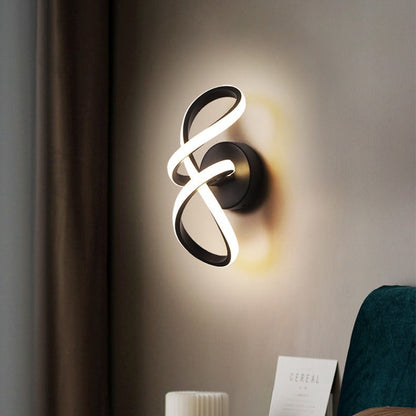Creative Aluminum Silicone Bow Shape LED Wall Sconce Lamp