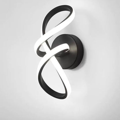 Creative Aluminum Silicone Bow Shape LED Wall Sconce Lamp