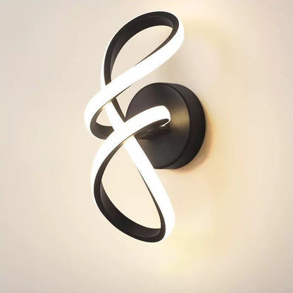 Creative Aluminum Silicone Bow Shape LED Wall Sconce Lamp