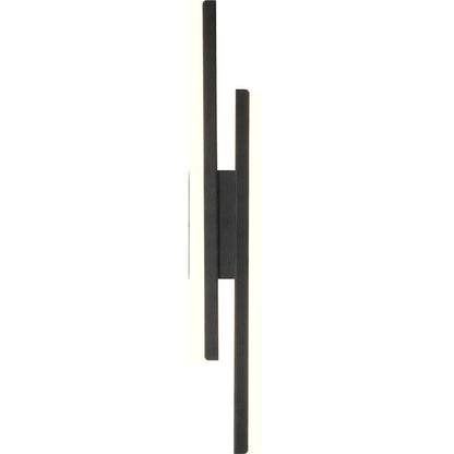Iron Acrylic Asymmetrical Double Line LED Wall Sconce Lamp