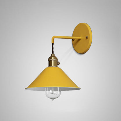 Macaron Glass Ball Iron Aluminum 1-Light Wall Sconce Lamp