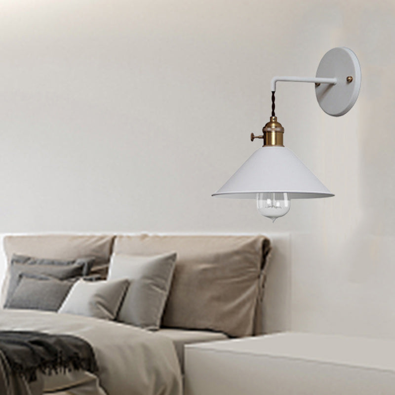 Macaron Glass Ball Iron Aluminum 1-Light Wall Sconce Lamp