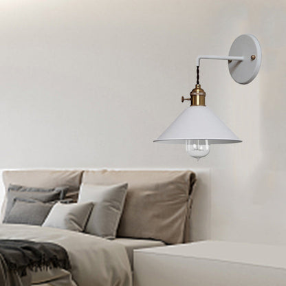 Macaron Glass Ball Iron Aluminum 1-Light Wall Sconce Lamp