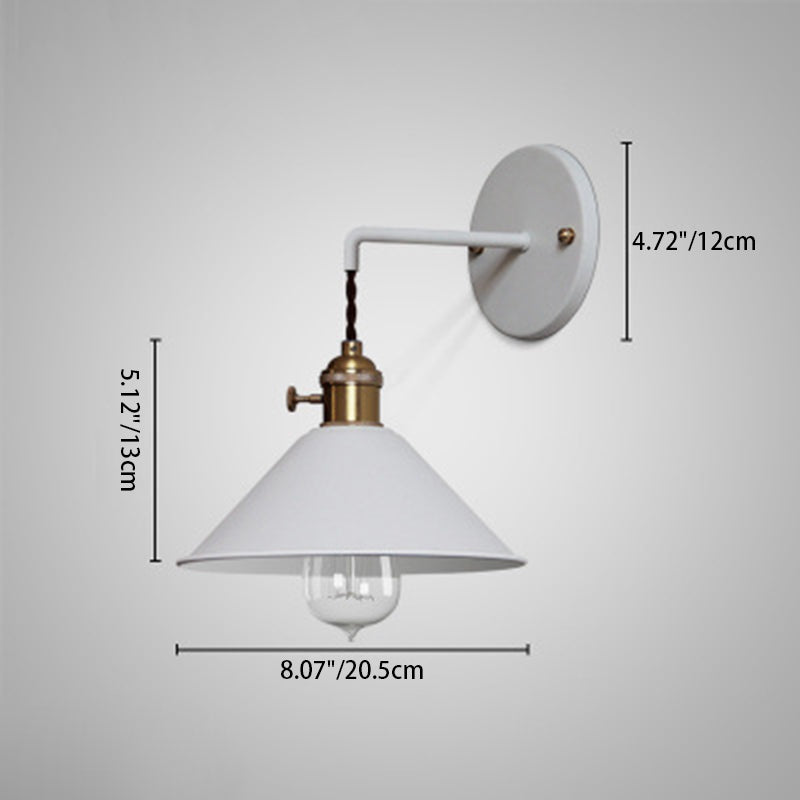 Macaron Glass Ball Iron Aluminum 1-Light Wall Sconce Lamp