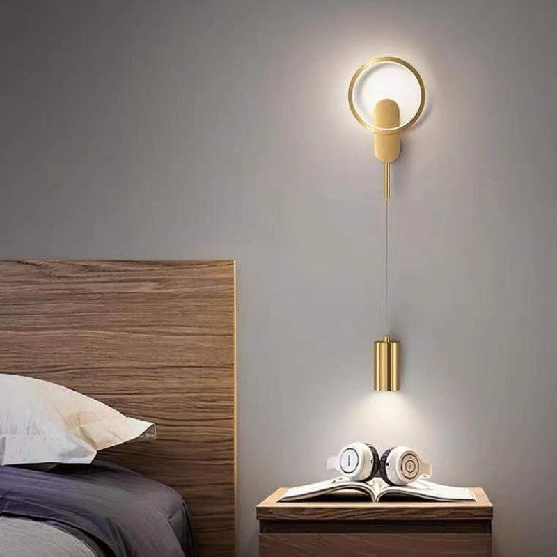 Nordic Iron Cylinder Shape LED Wall Sconce Lamp