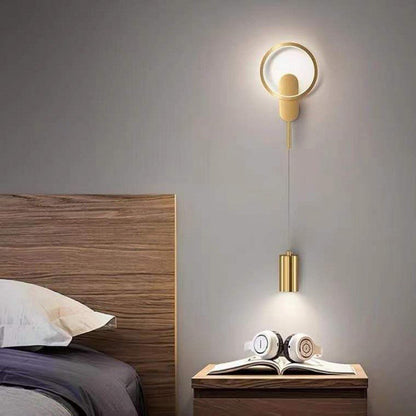 Nordic Iron Cylinder Shape LED Wall Sconce Lamp