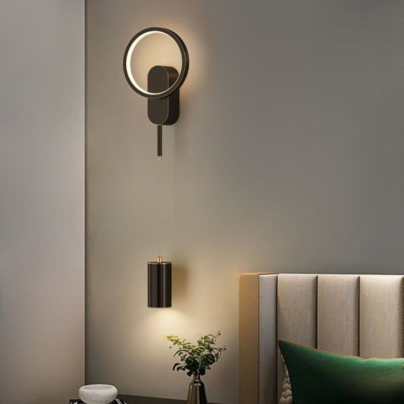 Nordic Iron Cylinder Shape LED Wall Sconce Lamp