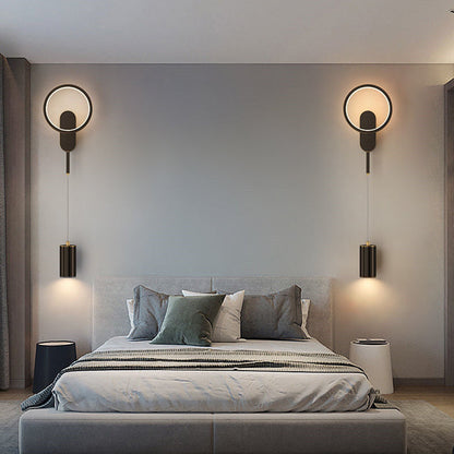 Nordic Iron Cylinder Shape LED Wall Sconce Lamp