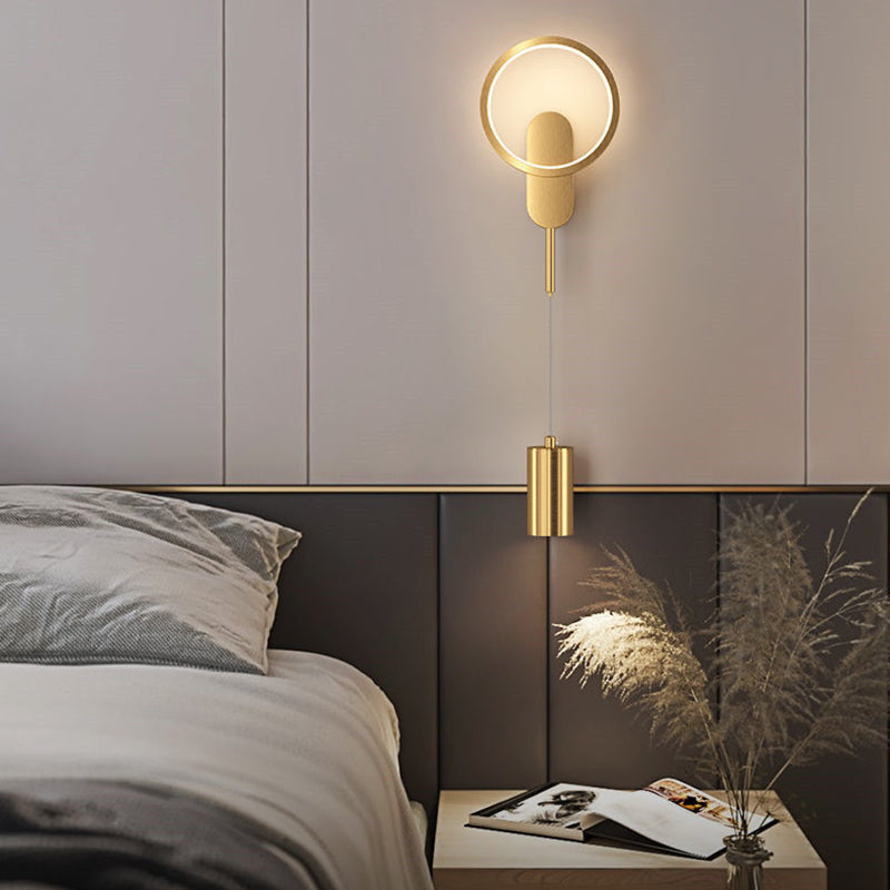 Nordic Iron Cylinder Shape LED Wall Sconce Lamp
