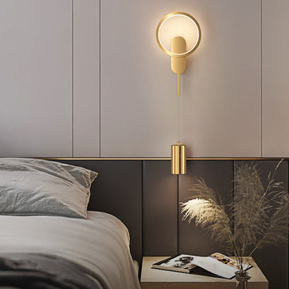 Nordic Iron Cylinder Shape LED Wall Sconce Lamp