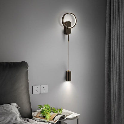 Nordic Iron Cylinder Shape LED Wall Sconce Lamp