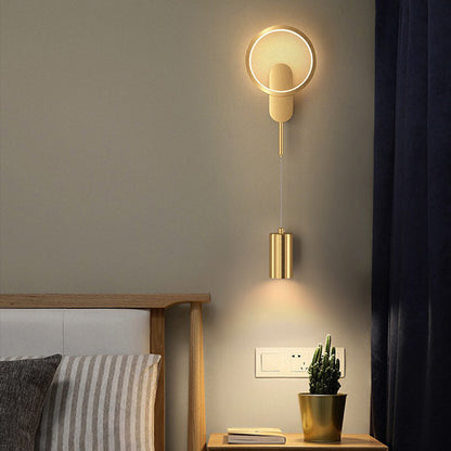 Nordic Iron Cylinder Shape LED Wall Sconce Lamp