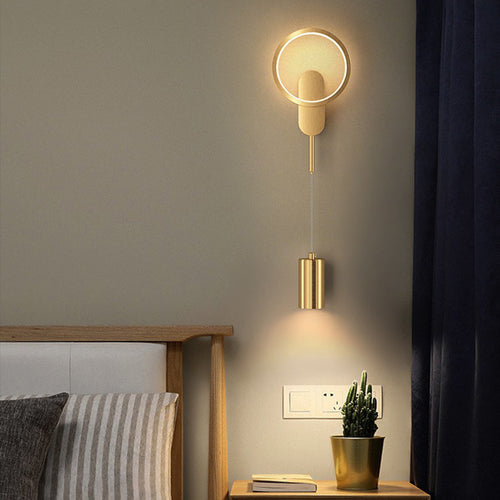 Nordic Iron Cylinder Shape LED Wall Sconce Lamp