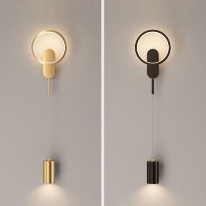Nordic Iron Cylinder Shape LED Wall Sconce Lamp