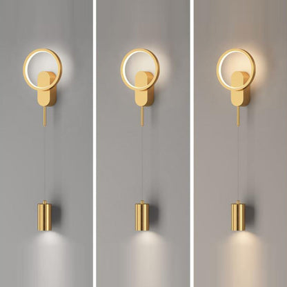 Nordic Iron Cylinder Shape LED Wall Sconce Lamp