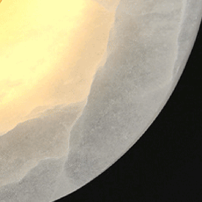 Luxury Round Oval Marble Brass LED Wall Sconce Lamp