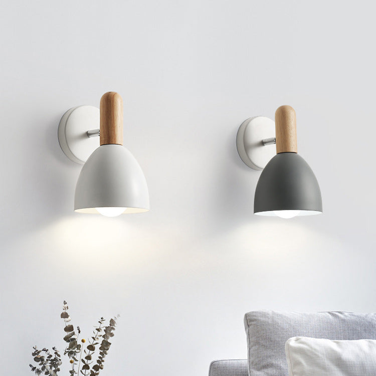 Macaroon Iron Cannonball Shape 1-Light Wall Sconce Lamp