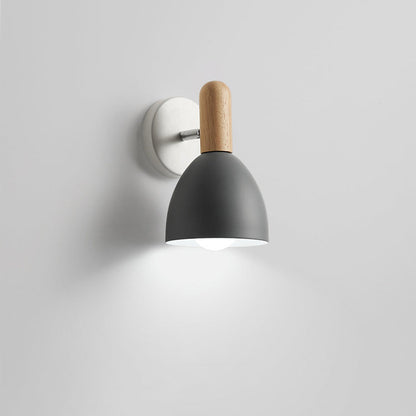 Macaroon Iron Cannonball Shape 1-Light Wall Sconce Lamp