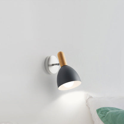 Macaroon Iron Cannonball Shape 1-Light Wall Sconce Lamp