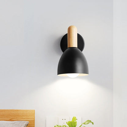 Macaroon Iron Cannonball Shape 1-Light Wall Sconce Lamp