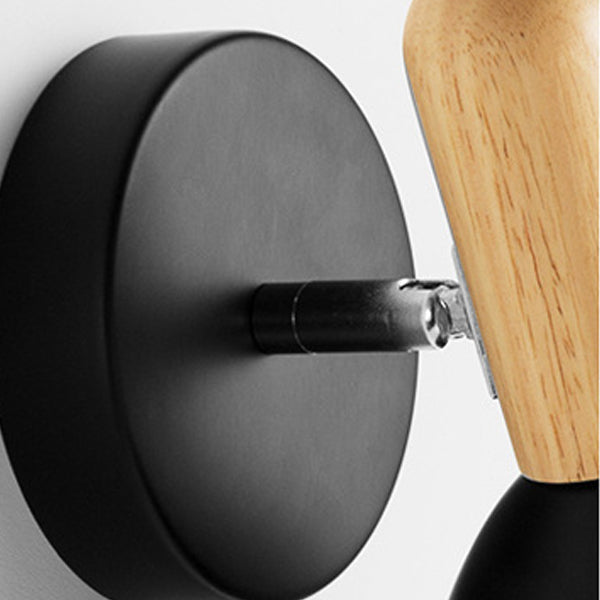 Macaroon Iron Cannonball Shape 1-Light Wall Sconce Lamp