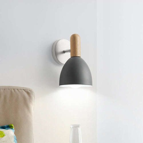 Macaroon Iron Cannonball Shape 1-Light Wall Sconce Lamp